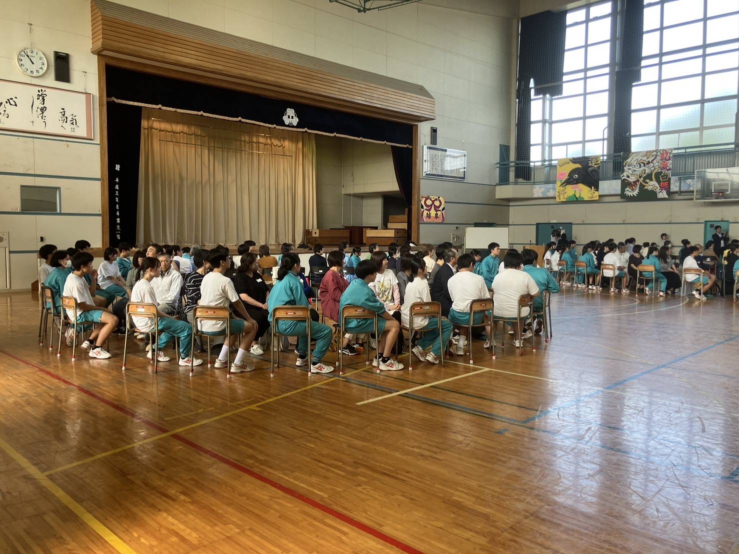 見前南中学校「トークフォークダンス」